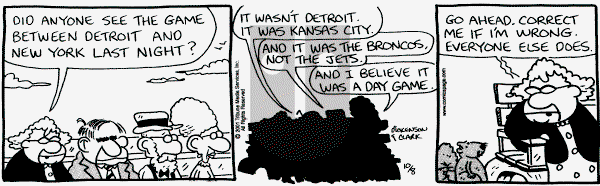Lola on Monday October 8, 2001 Comic Strip