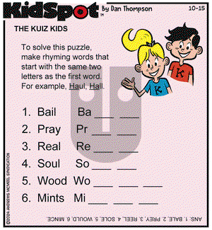 KidSpot - Tuesday October 15, 2024 Comic Strip
