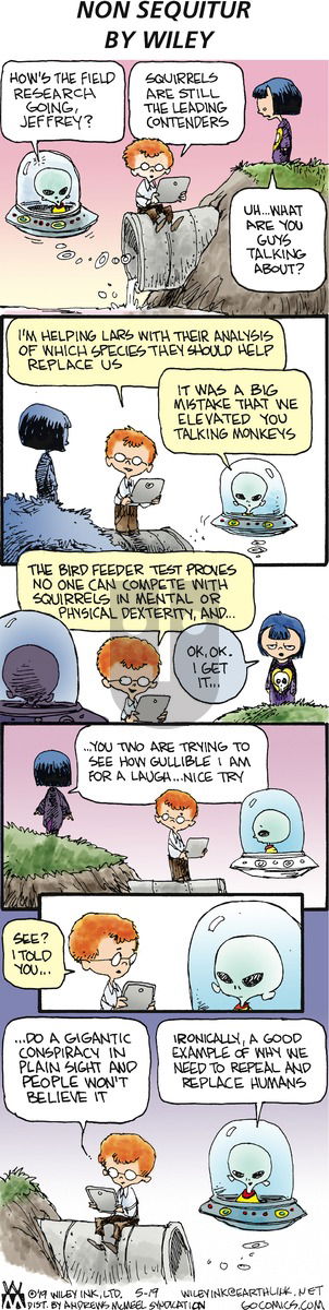 Non Sequitur on Sunday May 19, 2019 Comic Strip