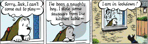 Fred Basset on Tuesday September 29, 2020 Comic Strip
