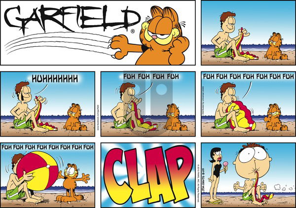 Garfield on Sunday August 25, 2013 Comic Strip