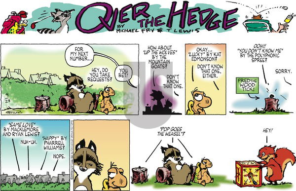 Over the Hedge on Sunday April 27, 2014 Comic Strip