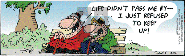 Frank and Ernest on Monday April 26, 2010 Comic Strip
