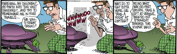 Monty on Saturday July 16, 2016 Comic Strip