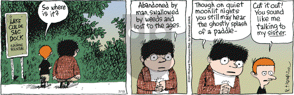 Cul de Sac on Tuesday July 19, 2011 Comic Strip