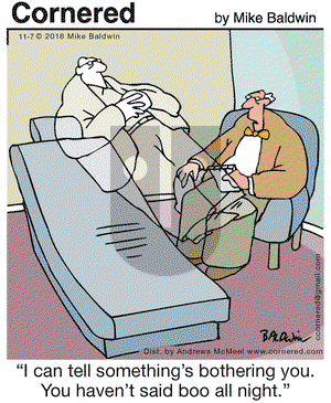 Cornered on Wednesday November 7, 2018 Comic Strip