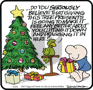 Ziggy on Saturday December 23, 2017 Comic Strip