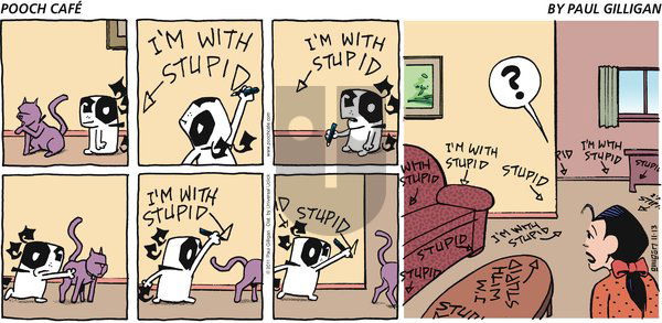Pooch Cafe on Sunday November 13, 2011 Comic Strip