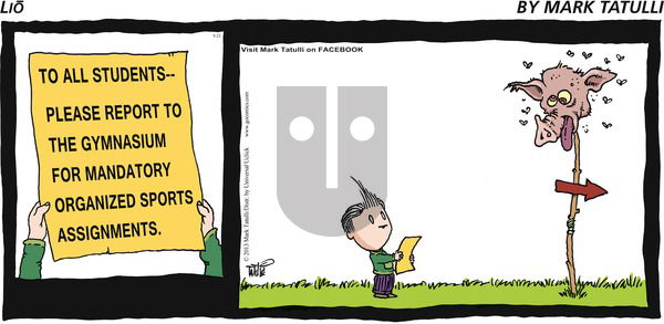 Lio on Sunday September 22, 2013 Comic Strip