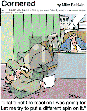 Cornered - Thursday April 12, 2007 Comic Strip