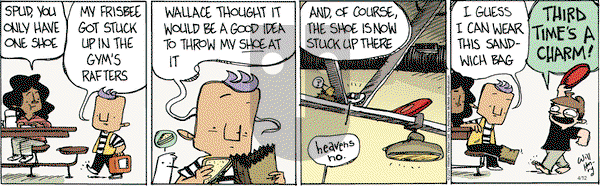 Wallace the Brave on Monday April 12, 2021 Comic Strip