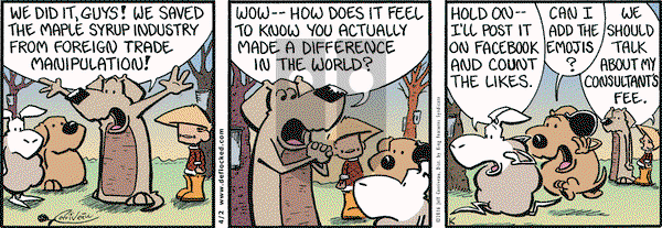 DeFlocked on Saturday April 2, 2016 Comic Strip