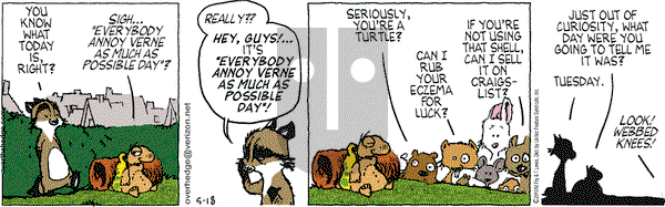 Over the Hedge on Tuesday May 18, 2010 Comic Strip