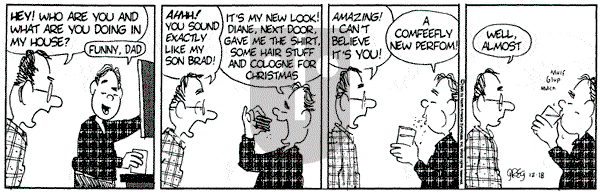 Luann on Monday December 18, 1995 Comic Strip