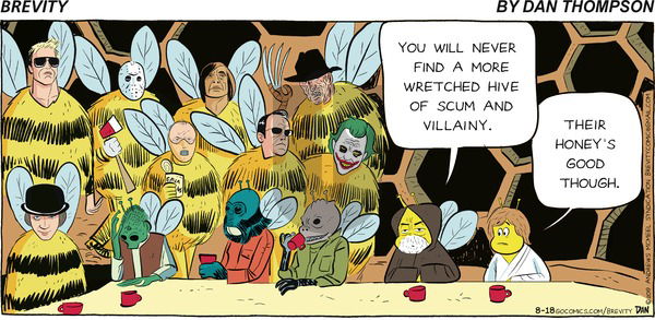 Brevity on Sunday August 18, 2019 Comic Strip