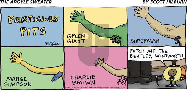 The Argyle Sweater on Sunday May 21, 2017 Comic Strip