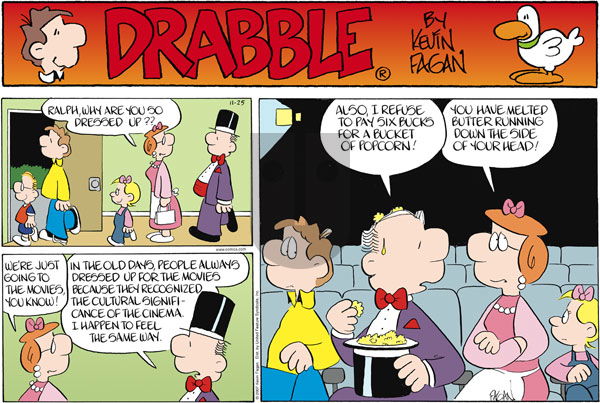 Drabble on Sunday November 25, 2007 Comic Strip