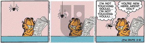 Garfield on Friday February 8, 2008 Comic Strip