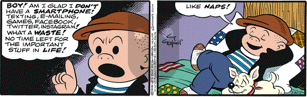 Nancy on Friday March 20, 2015 Comic Strip