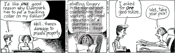 The Elderberries - Friday June 24, 2005 Comic Strip
