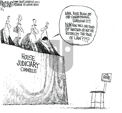 Matt Davies on Friday July 11, 2008 Comic Strip