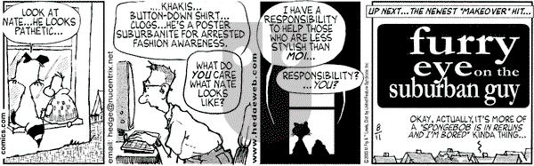 Over the Hedge on Monday August 11, 2003 Comic Strip