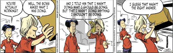 Baldo on Wednesday September 10, 2008 Comic Strip