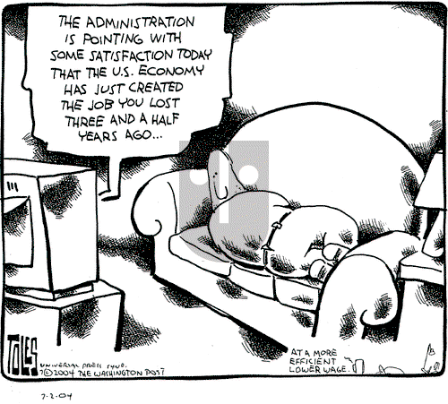 Tom Toles on Friday July 2, 2004 Comic Strip