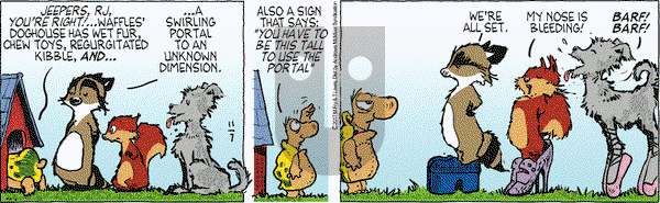 Over the Hedge on Tuesday November 7, 2017 Comic Strip