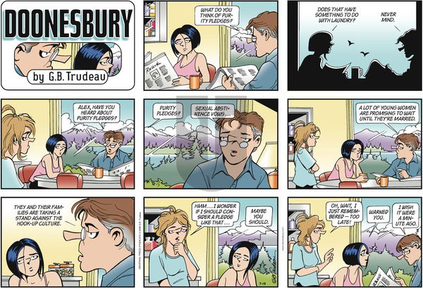 Doonesbury on Sunday July 13, 2008 Comic Strip