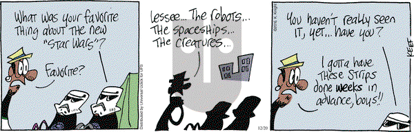 The Knight Life on Tuesday December 20, 2016 Comic Strip