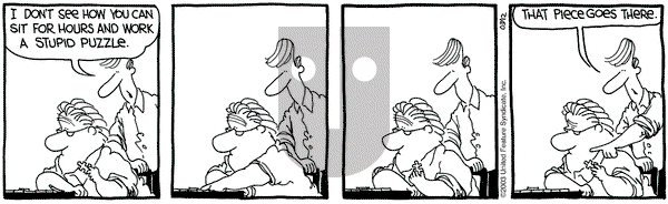 The Buckets on Saturday April 19, 2003 Comic Strip