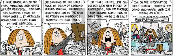 Cathy Classics - Saturday August 4, 2001 Comic Strip