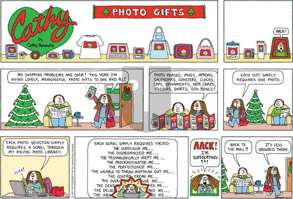 Cathy Classics - Sunday December 2, 2007 Comic Strip