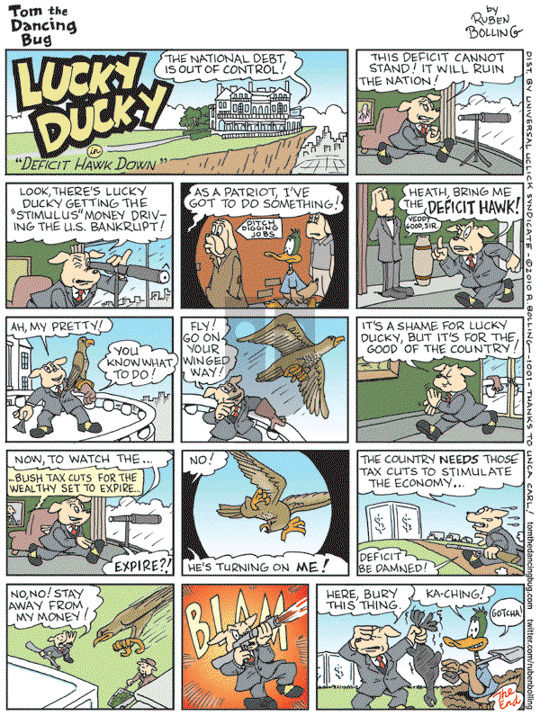 Tom the Dancing Bug on Friday August 20, 2010 Comic Strip