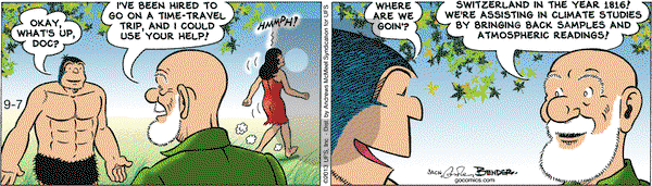 Alley Oop on Friday September 7, 2018 Comic Strip