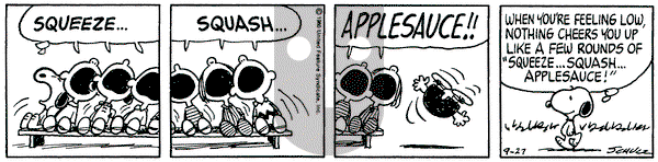 Peanuts on Saturday September 27, 1980 Comic Strip