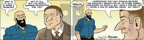 Alley Oop on Thursday March 17, 2011 Comic Strip