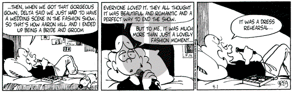 Luann on Saturday April 1, 1995 Comic Strip
