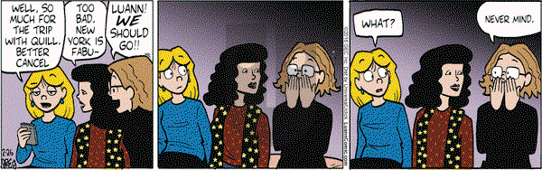Luann on Friday February 26, 2016 Comic Strip
