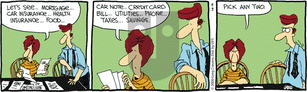 The Buckets on Tuesday February 3, 2009 Comic Strip
