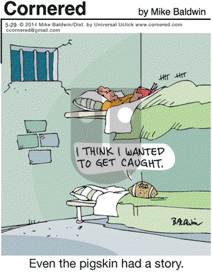 Cornered on Thursday May 29, 2014 Comic Strip