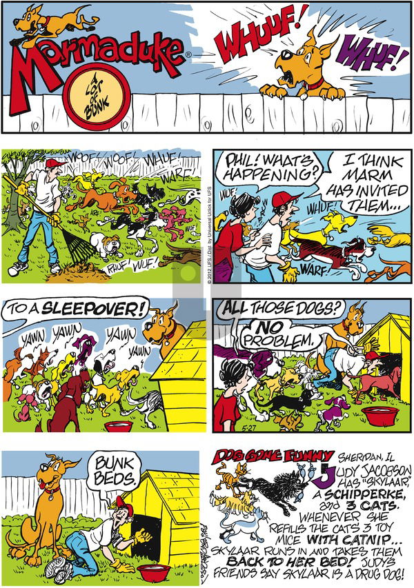 Marmaduke on Sunday May 27, 2012 Comic Strip