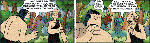 Alley Oop on Wednesday September 23, 2015 Comic Strip
