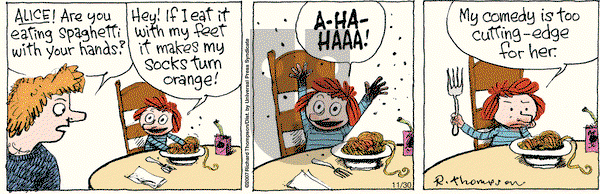 Cul de Sac - Friday November 30, 2007 Comic Strip