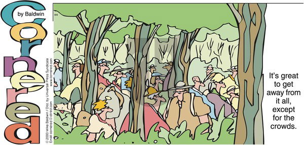 Cornered on Sunday August 6, 2000 Comic Strip