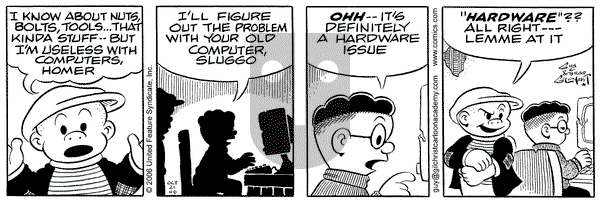 Nancy on Saturday October 21, 2006 Comic Strip