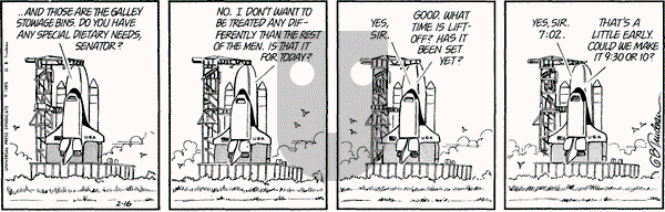 Doonesbury on Saturday February 16, 1985 Comic Strip