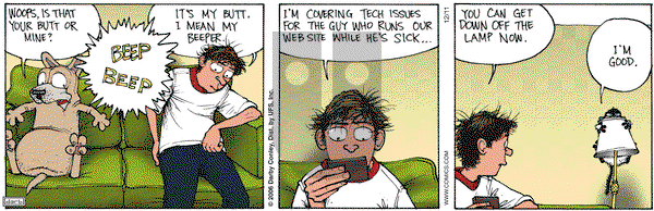 Get Fuzzy - Monday December 11, 2006 Comic Strip
