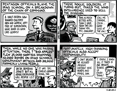 Ted Rall on Monday May 24, 2004 Comic Strip